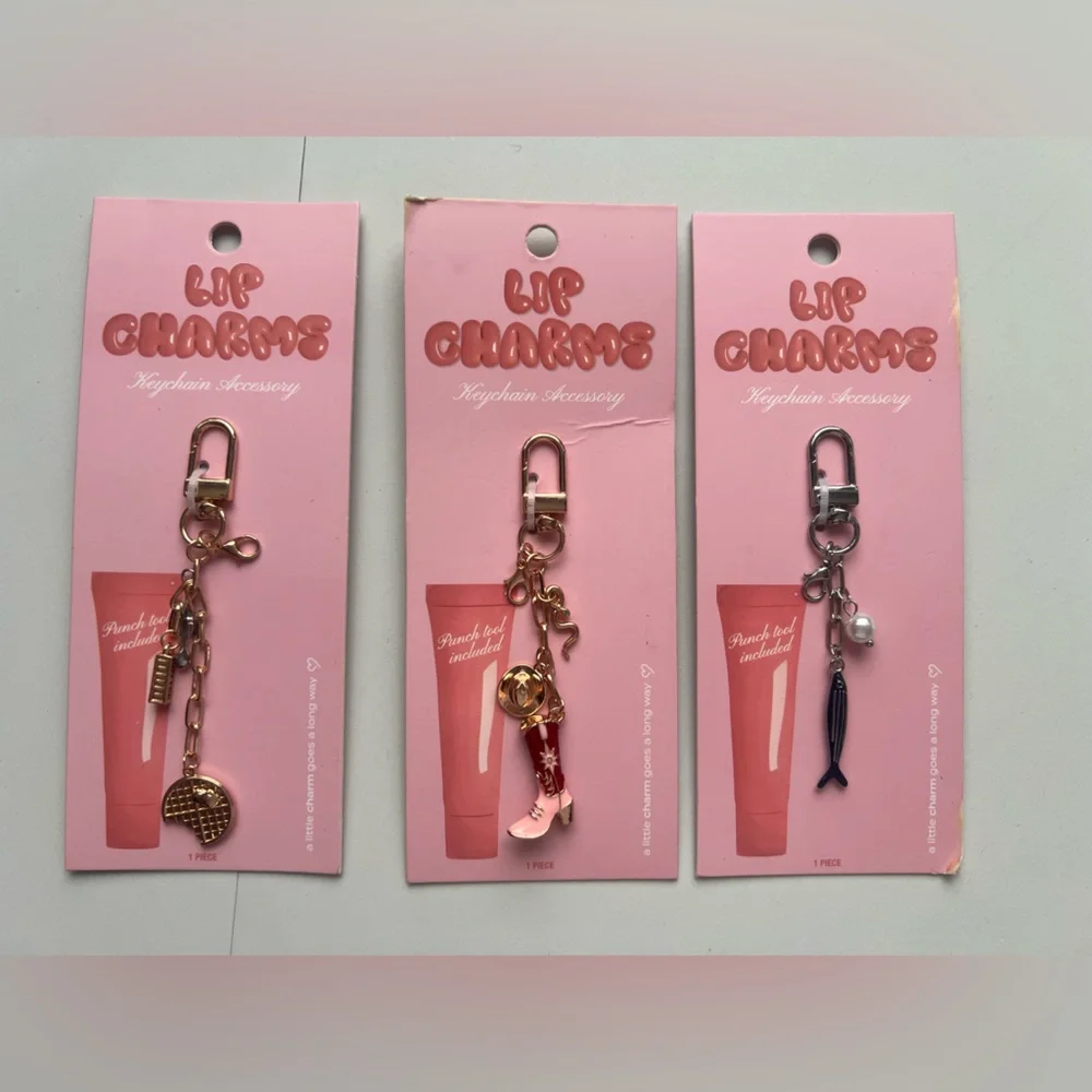 Studio Artifact Lip Charm Keychain Accessory